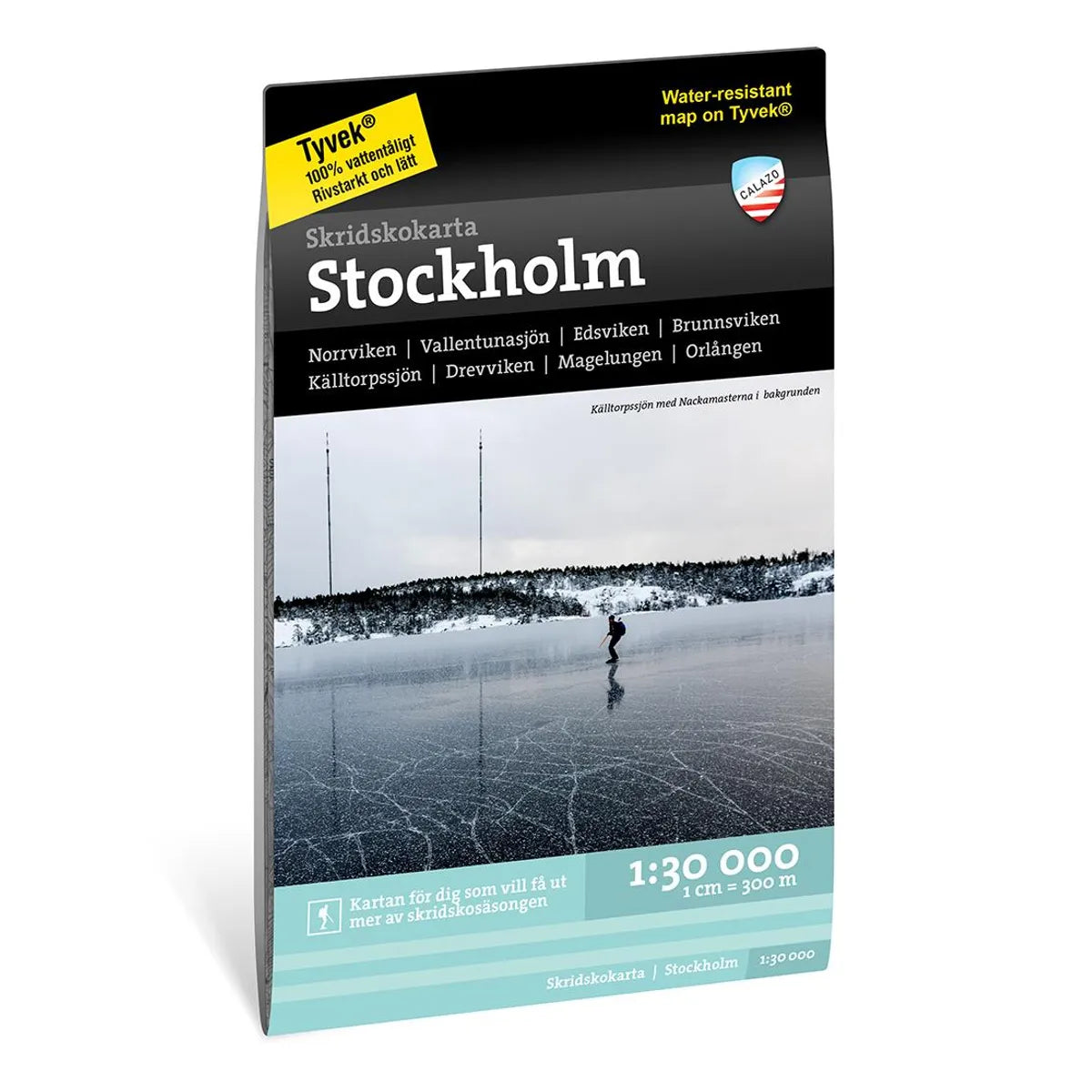 Skating map Stockholm 1:30000