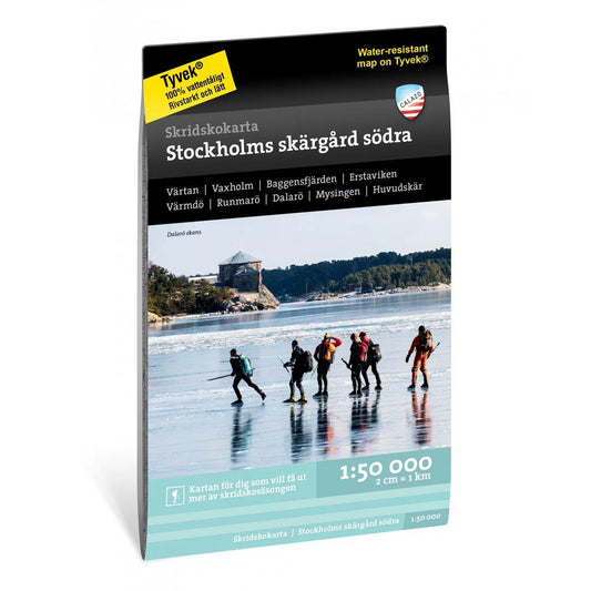 Skridskokarta Stockholms skärgård södra 1:50000