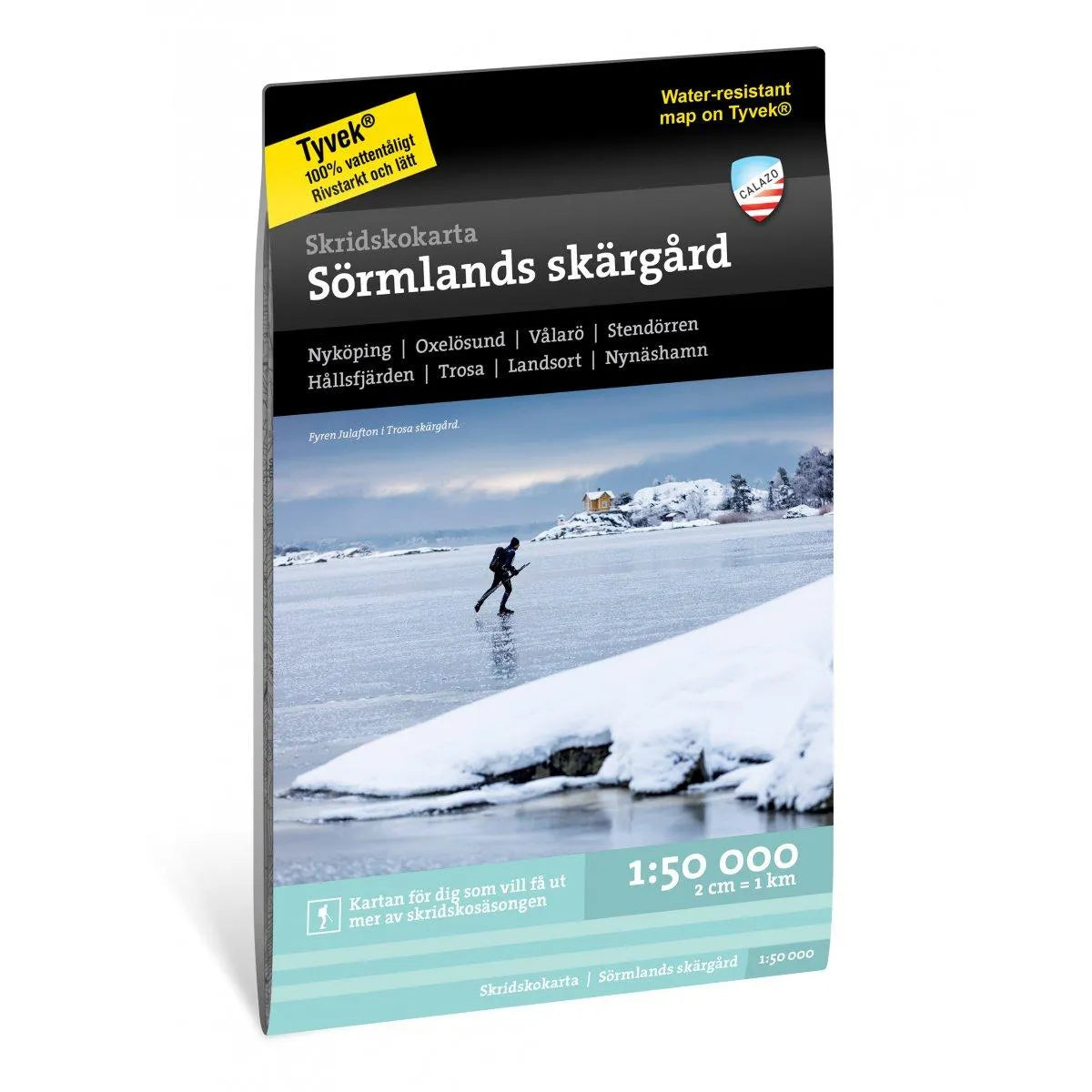 Skating map Sörmland archipelago 1:50000