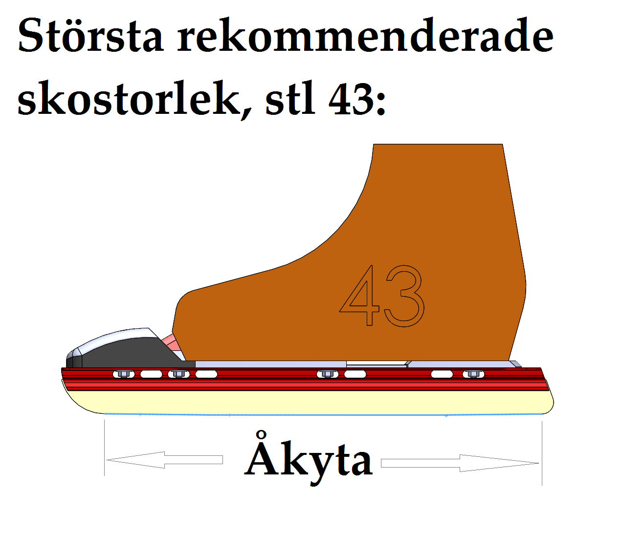 Skyllermarks BC Röd 42cm